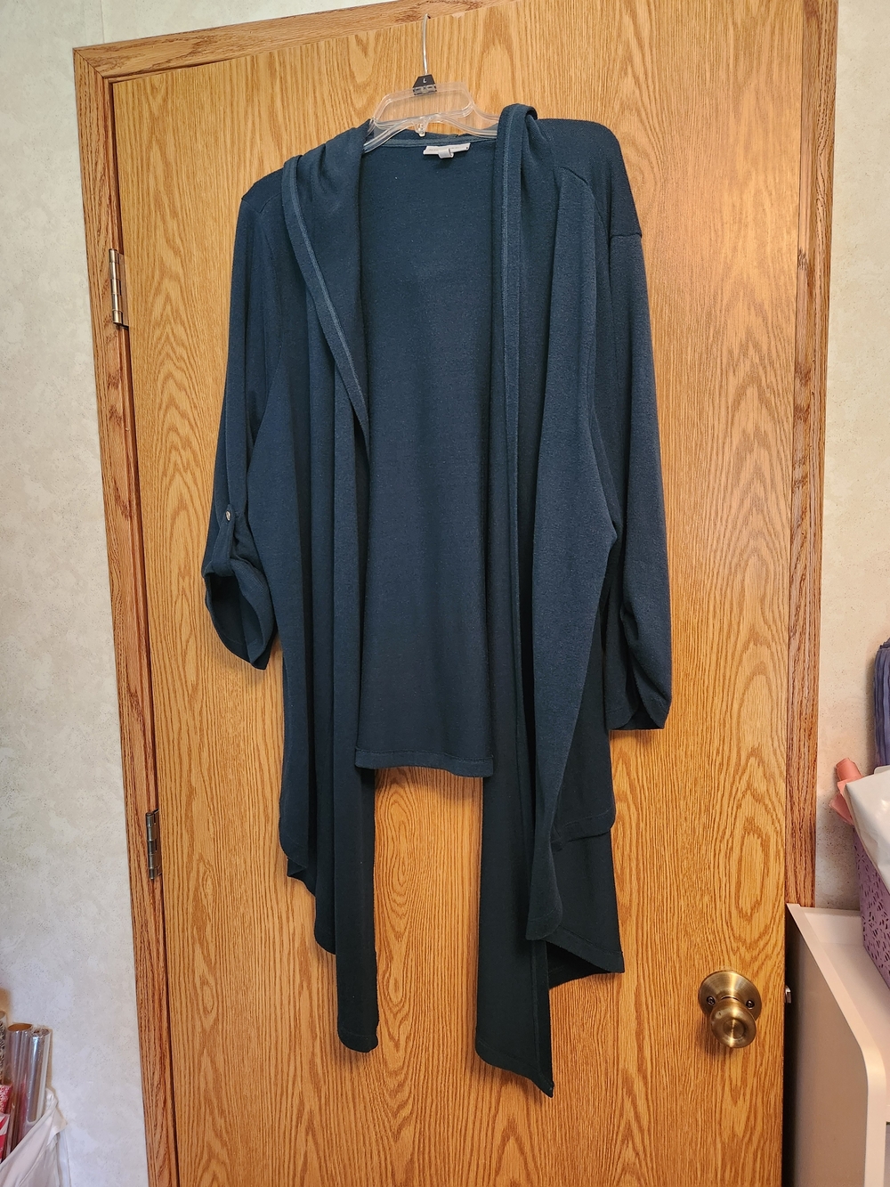 Women's Open-Front Hooded Cardigan